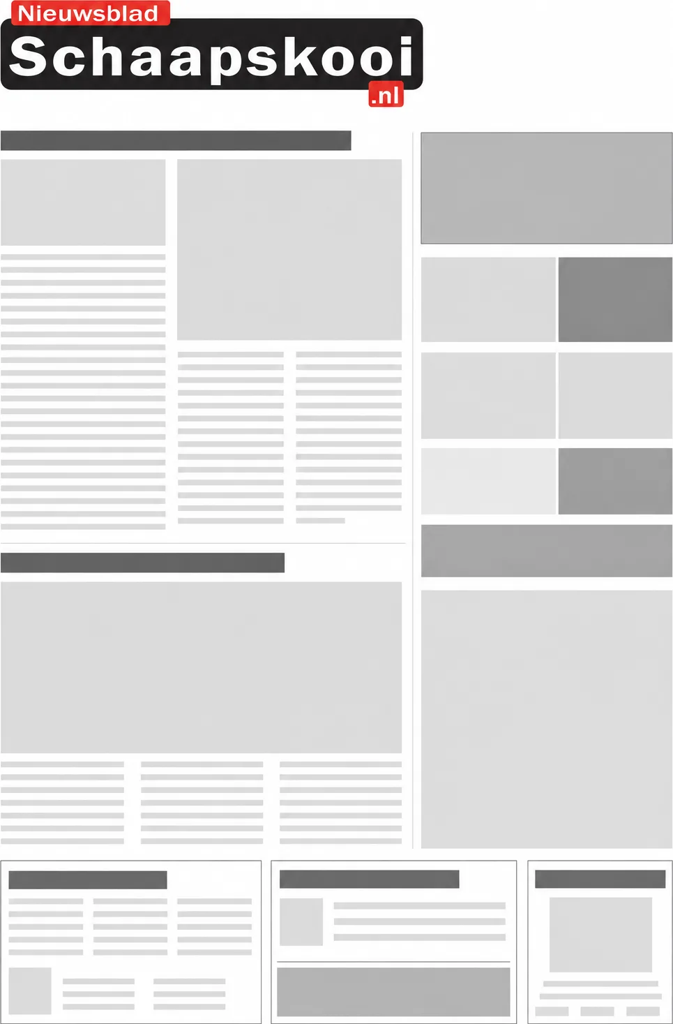 Nieuws- en advertentieblad De Schaapskooi