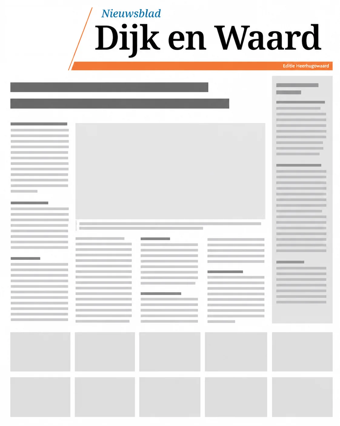 Nieuwsblad Dijk en Waard - Heerhugowaard
