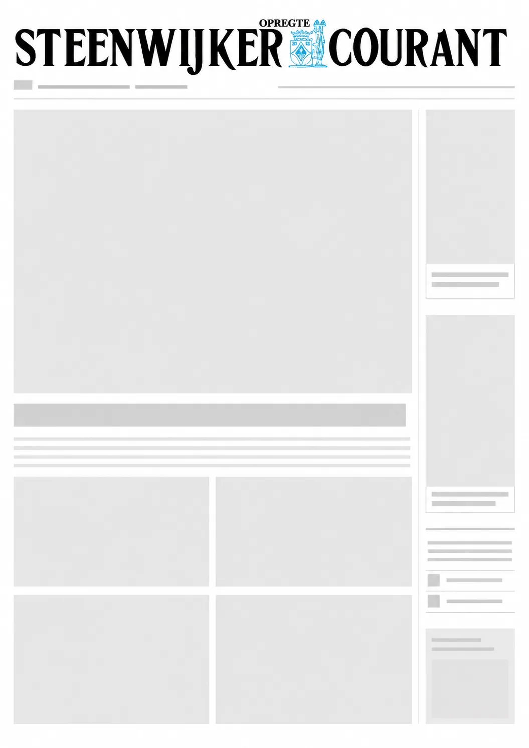 Opregte Steenwijker Courant (abonnee editie)